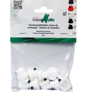 10 stuks – Colormatic Van-Spray Wit – Zwart